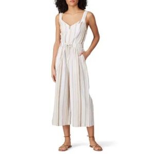 Greylin Lenox Button Up Culotte Jumpsuit